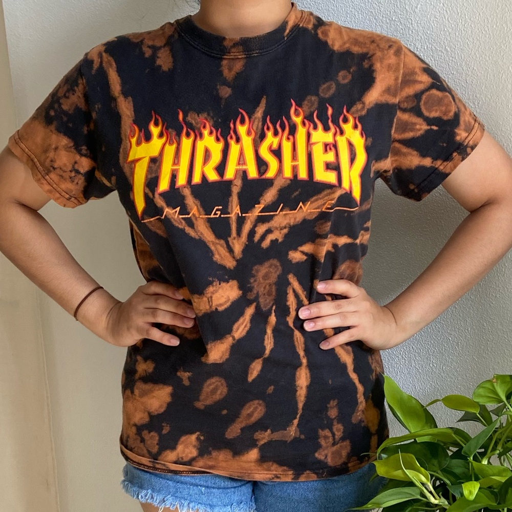 Acid TIE DYE Thrasher t-shirt